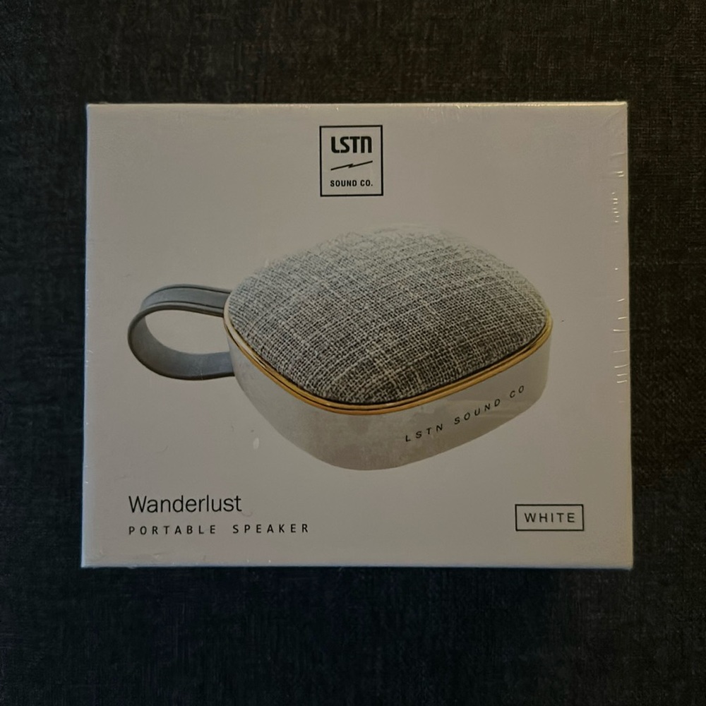 Wanderlust Portable Speaker - White